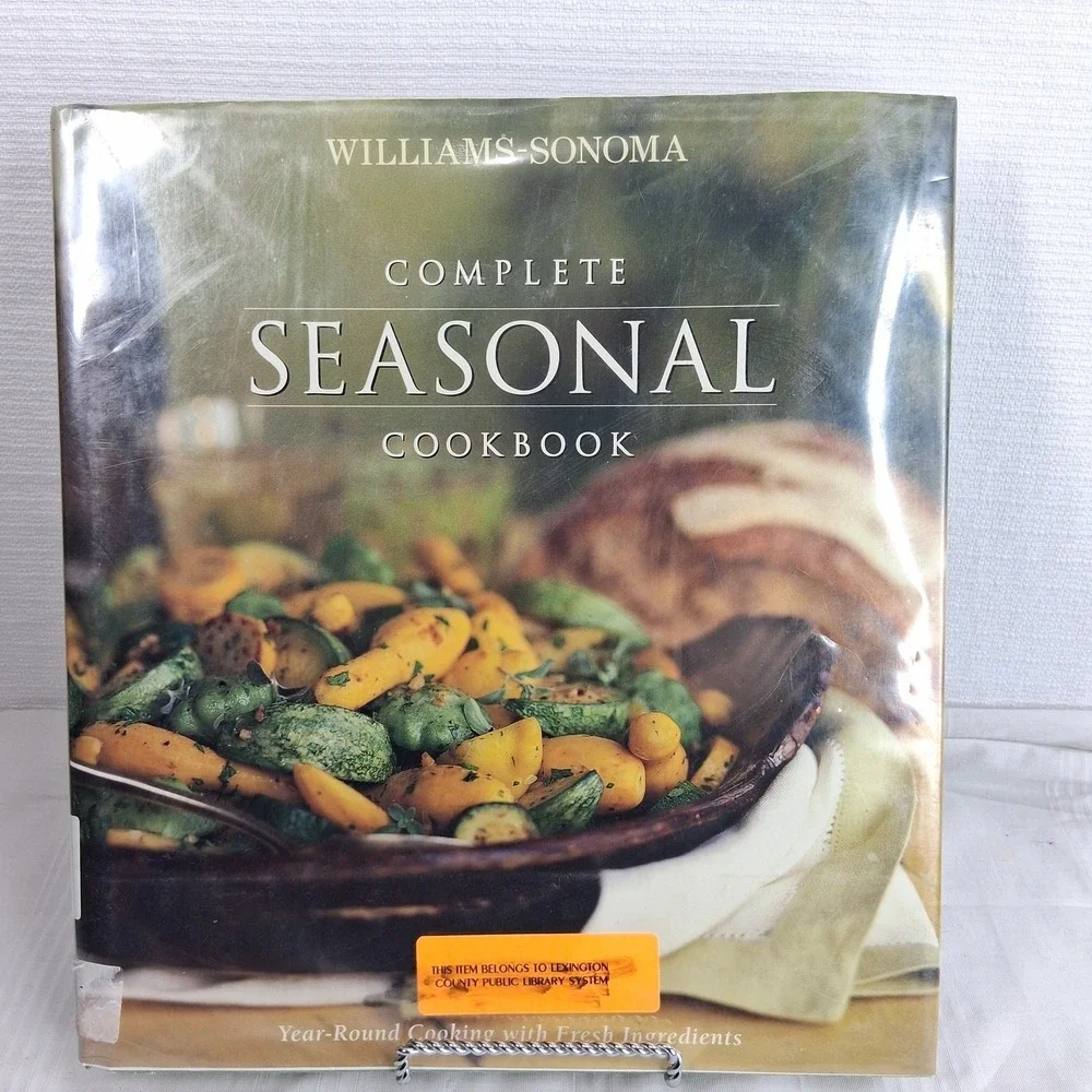 Williams-Sonoma Complete Seasonal Cookbook Hard Cover Ex-Library